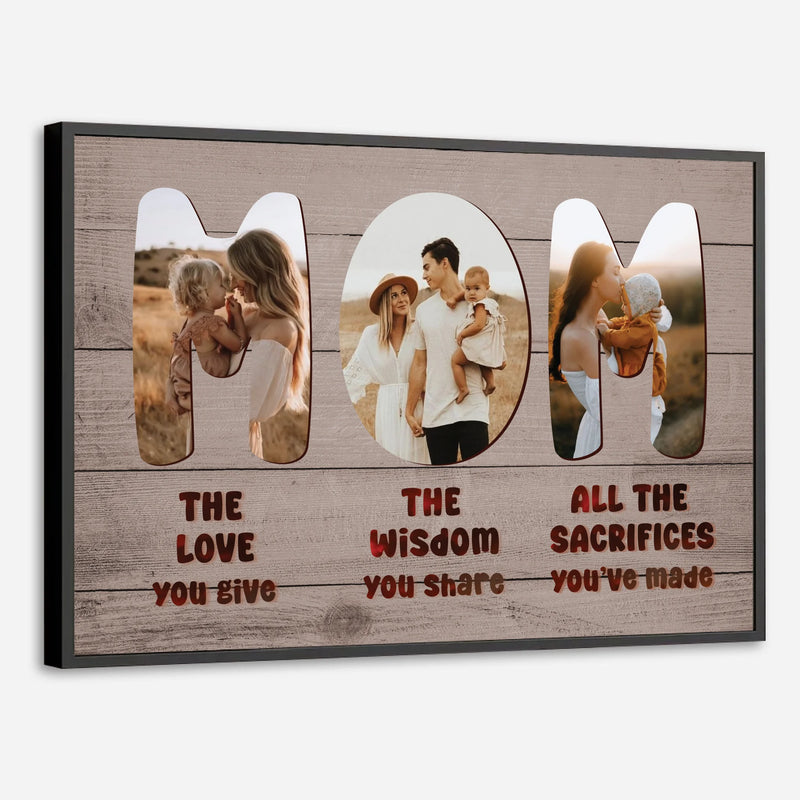 Cherish Every Moment – Personalized Poster for Mother and Child - 89Prints