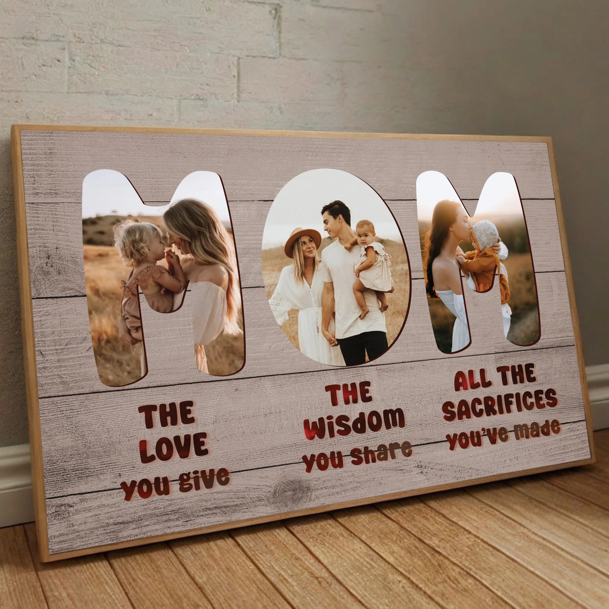 Cherish Every Moment – Personalized Poster for Mother and Child - 89Prints