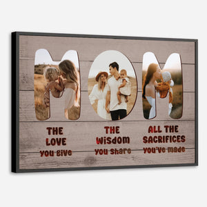 Cherish Every Moment – Personalized Poster for Mother and Child - 89Prints