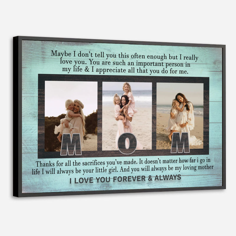 Design a Personalized Poster to Honor Mom in Style – 89Prints
