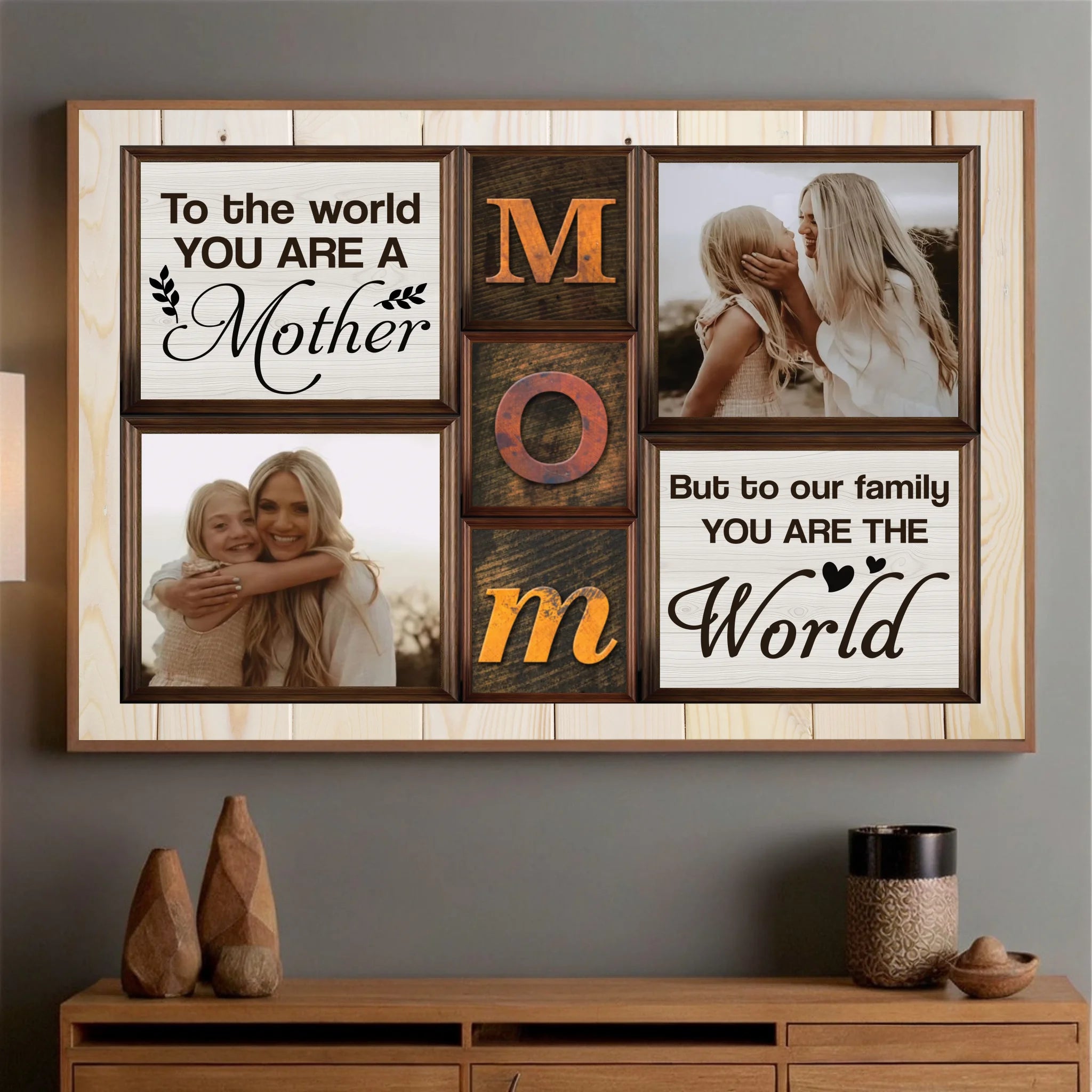 Custom Mom Poster That Tells Your Story and Honors Her Love - 89Prints