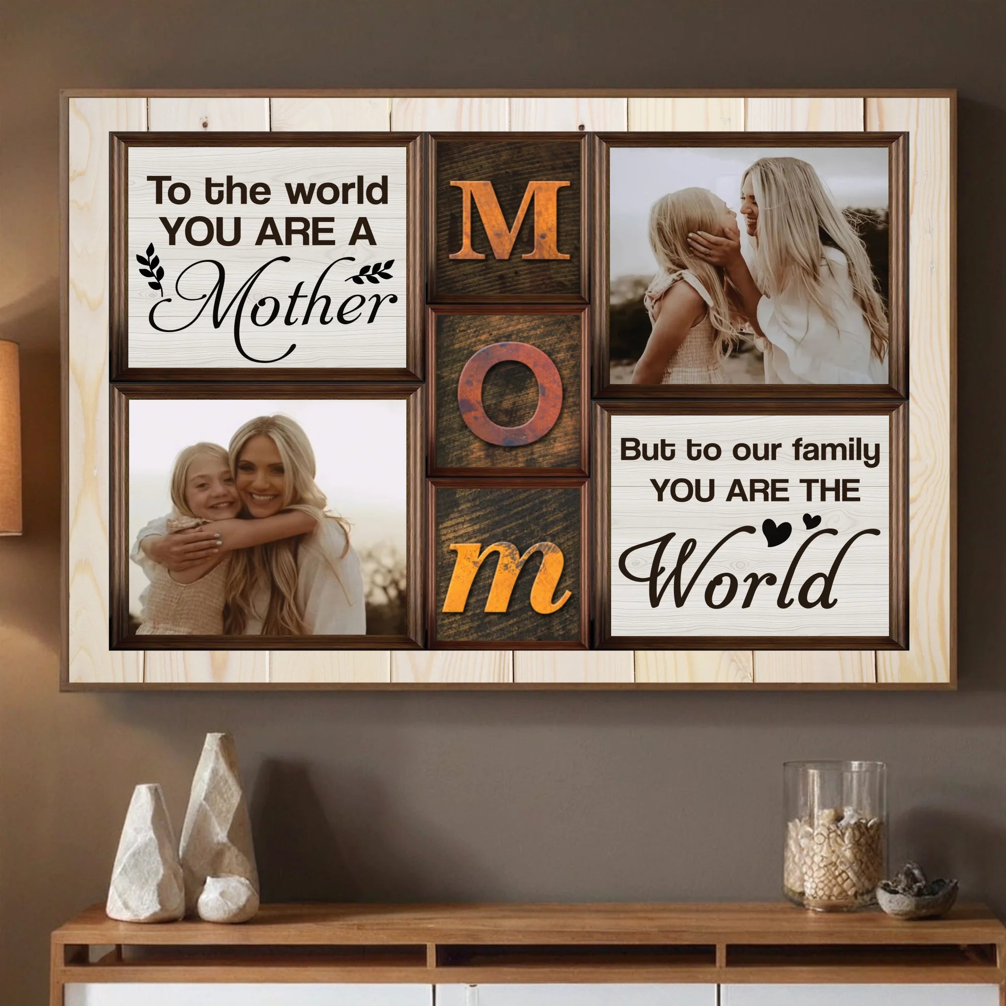 Custom Mom Poster That Tells Your Story and Honors Her Love - 89Prints