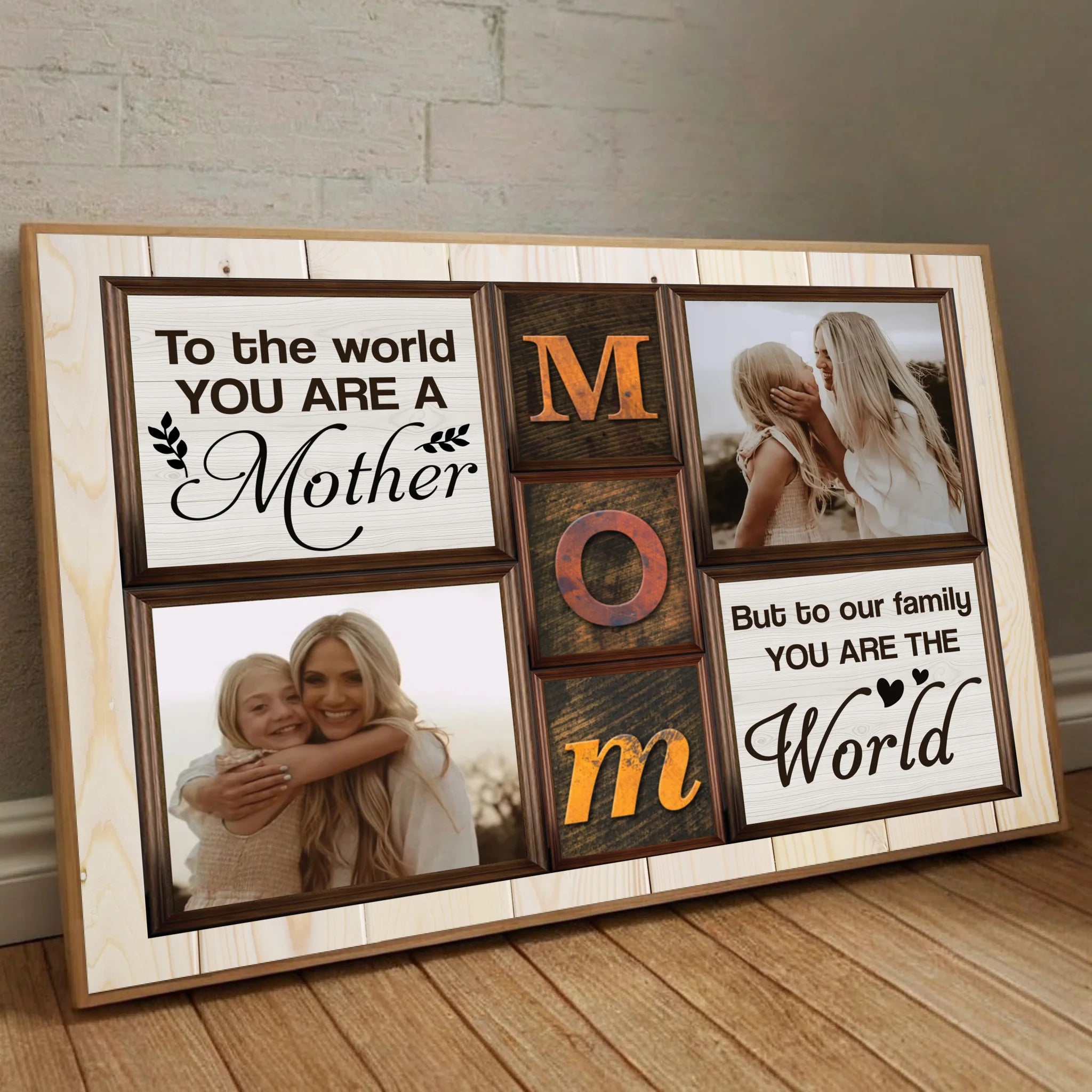 Custom Mom Poster That Tells Your Story and Honors Her Love - 89Prints