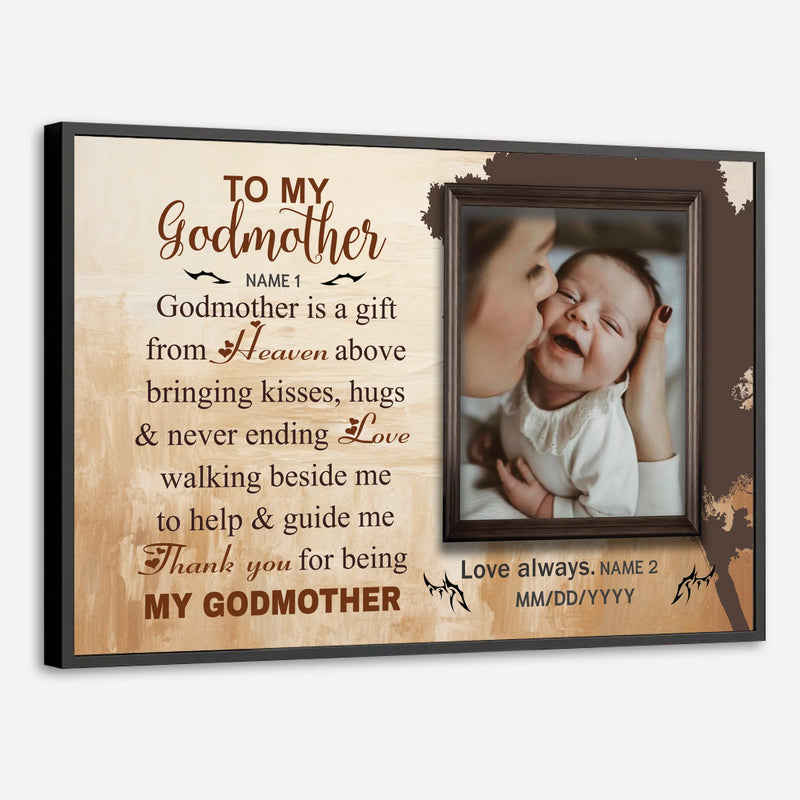 Personalized Canvas Painting: May God Always Protect and Bless You, Mom - 89Prints
