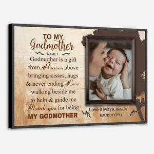 Personalized Canvas Painting: May God Always Protect and Bless You, Mom - 89Prints