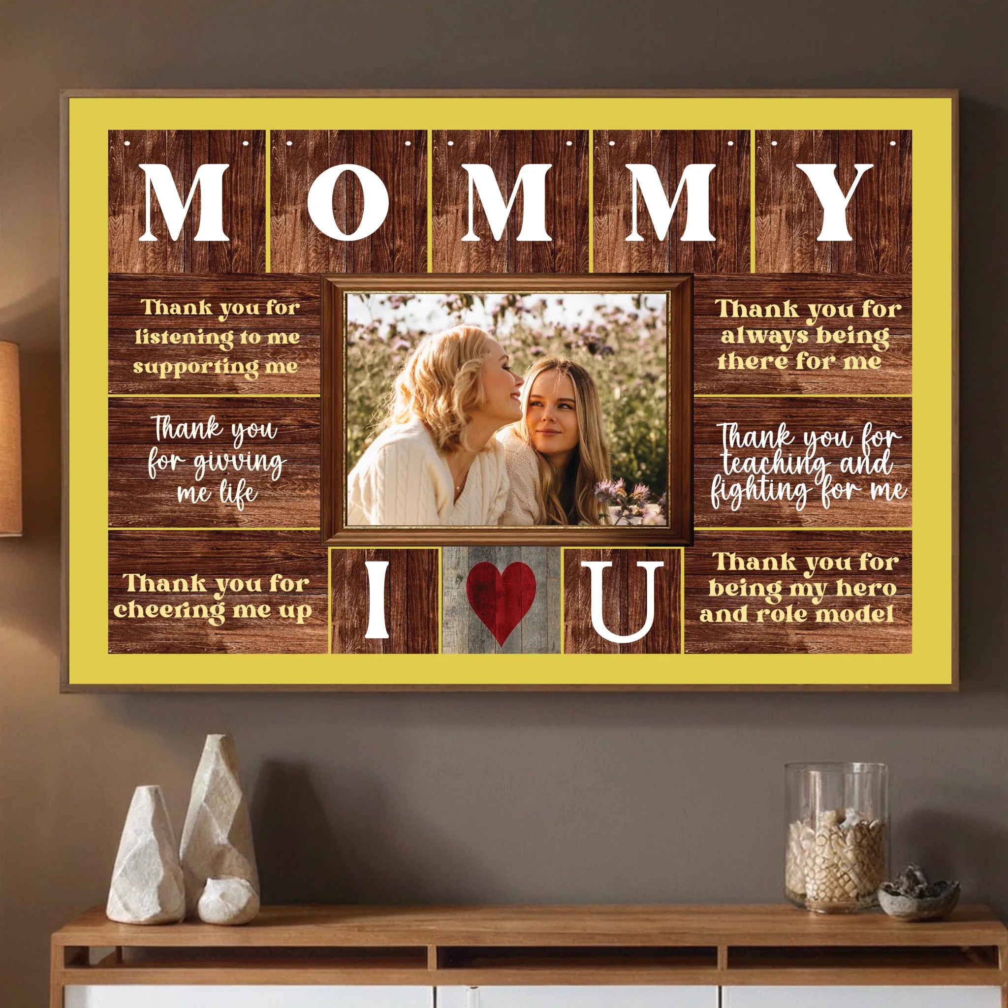 Personalized Mother's Day Poster: Wall Art with a Touch of Love -89Prints