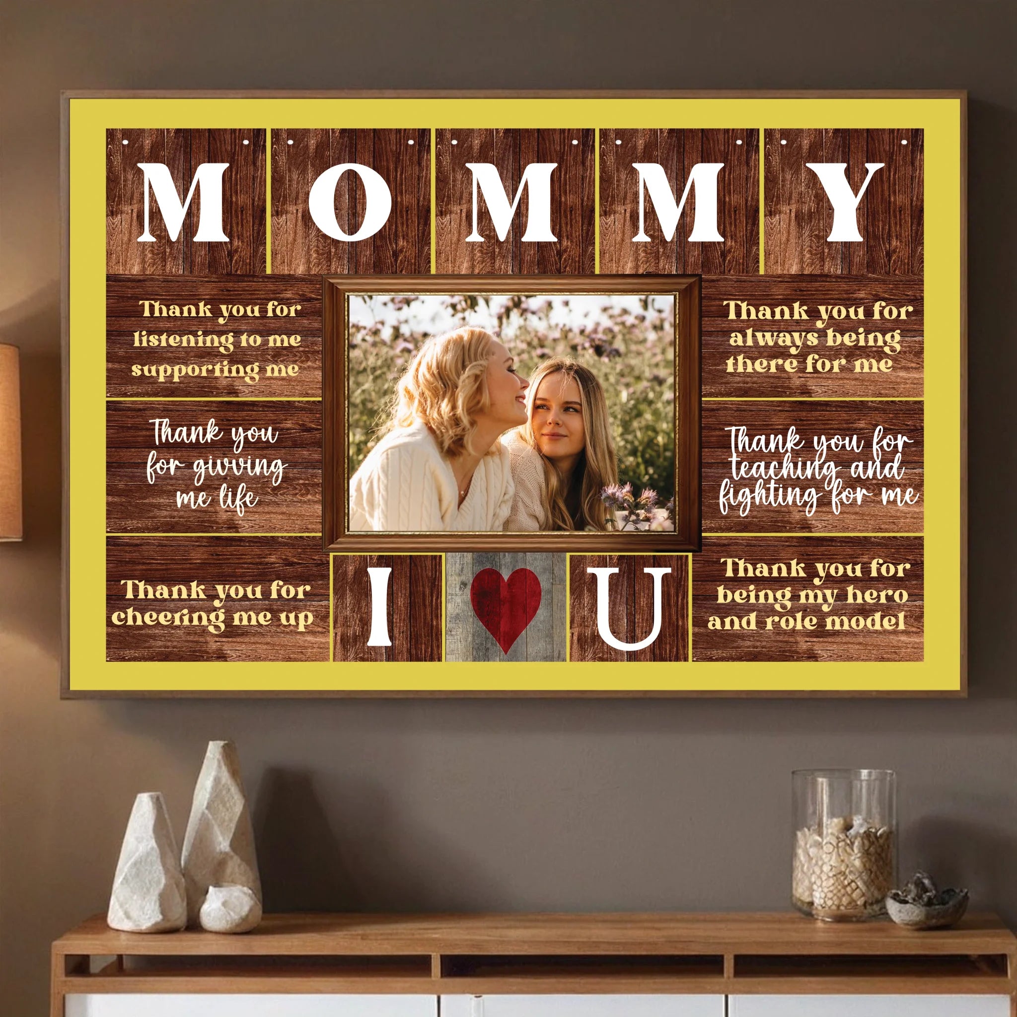 Personalized Mother's Day Poster: Wall Art with a Touch of Love -89Prints