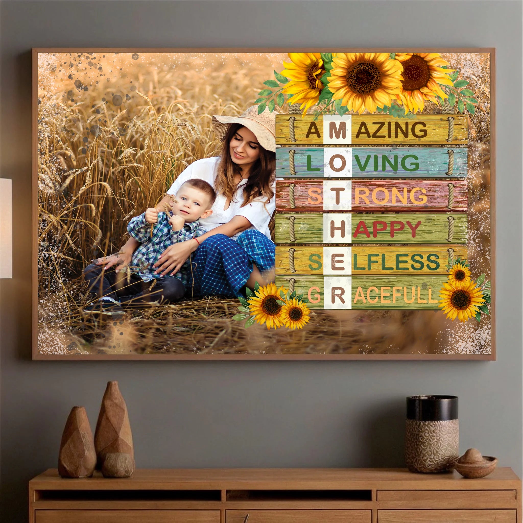 Personalized Mom Poster – Celebrate Your Amazing, Strong, and Loving Mom - 89Prints