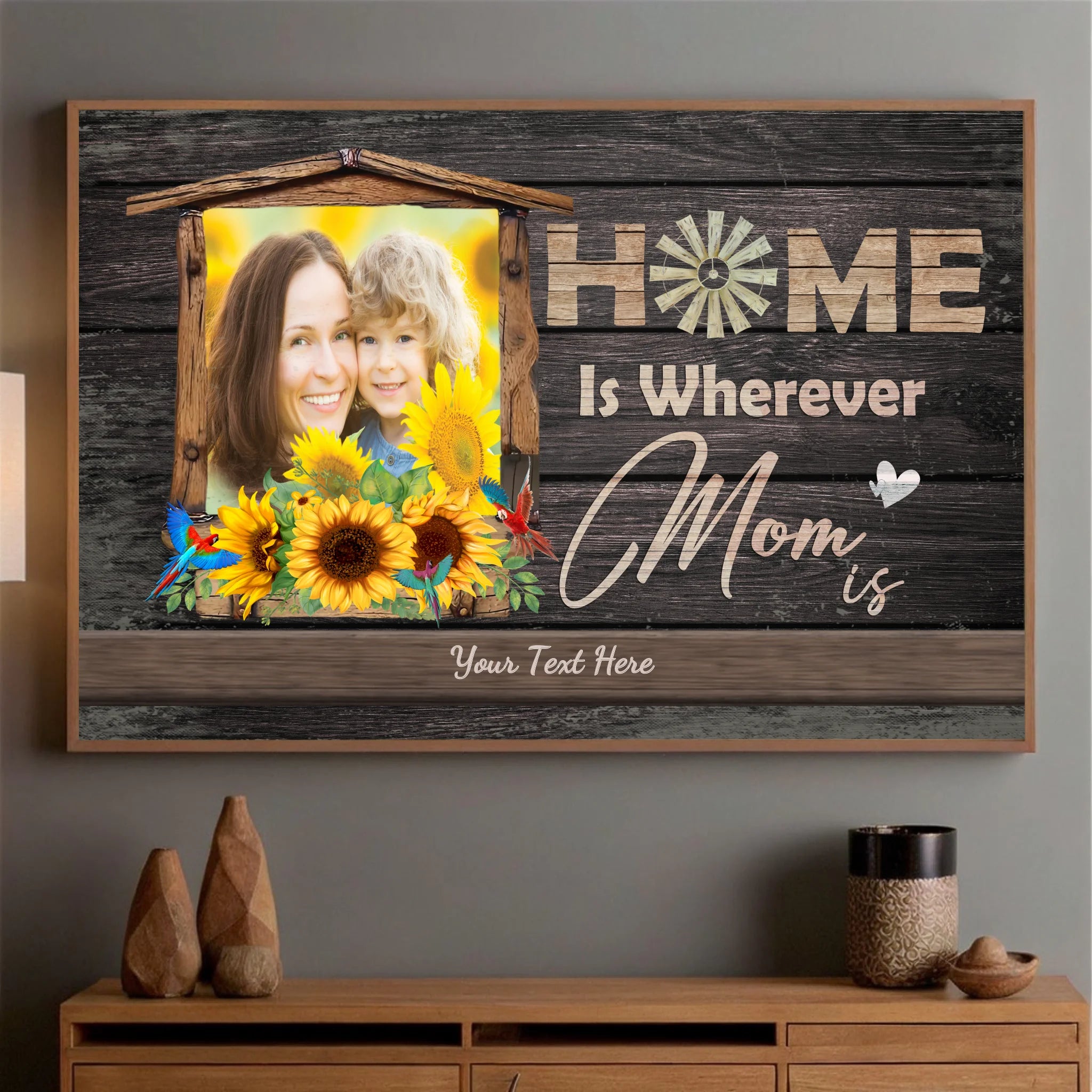Modern Love: Personalized Mom Poster Painting for a Unique Mom - 89Prints