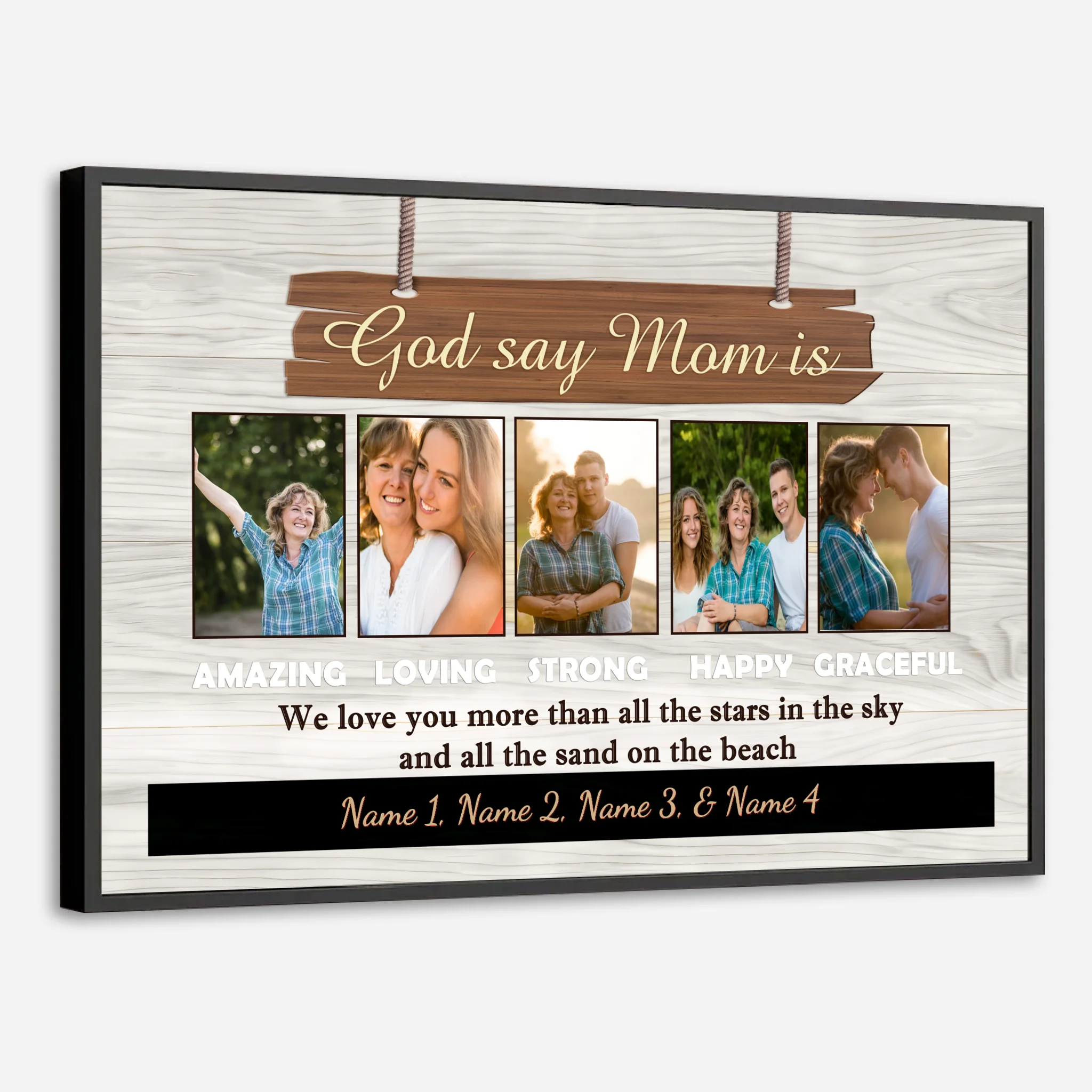 Custom Mom Poster Art: Love Mom More Than Anything In Life - 89Prints