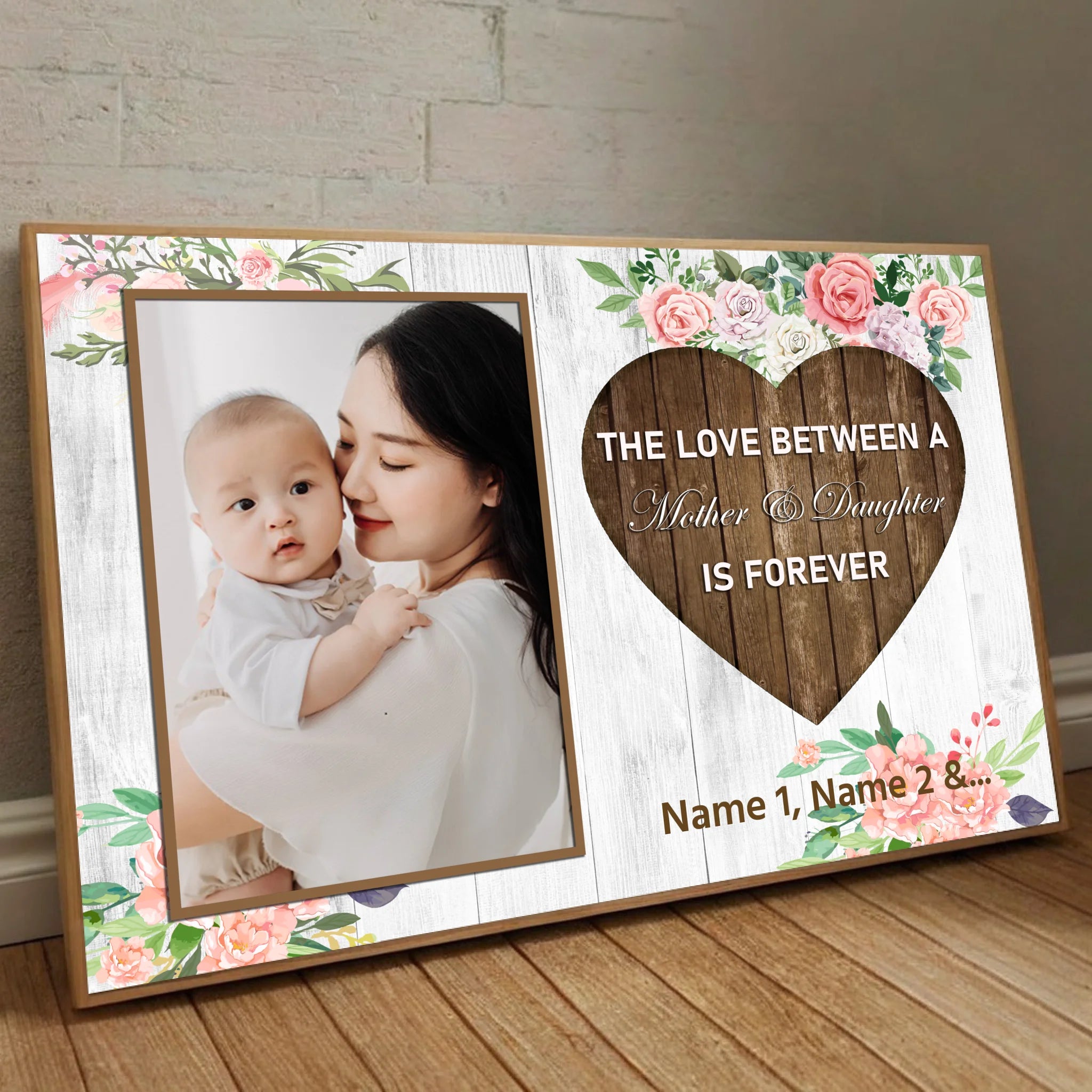 Mother and Daughter Love – Personalized Mom Poster to Celebrate Unbreakable Bond - 89Prints