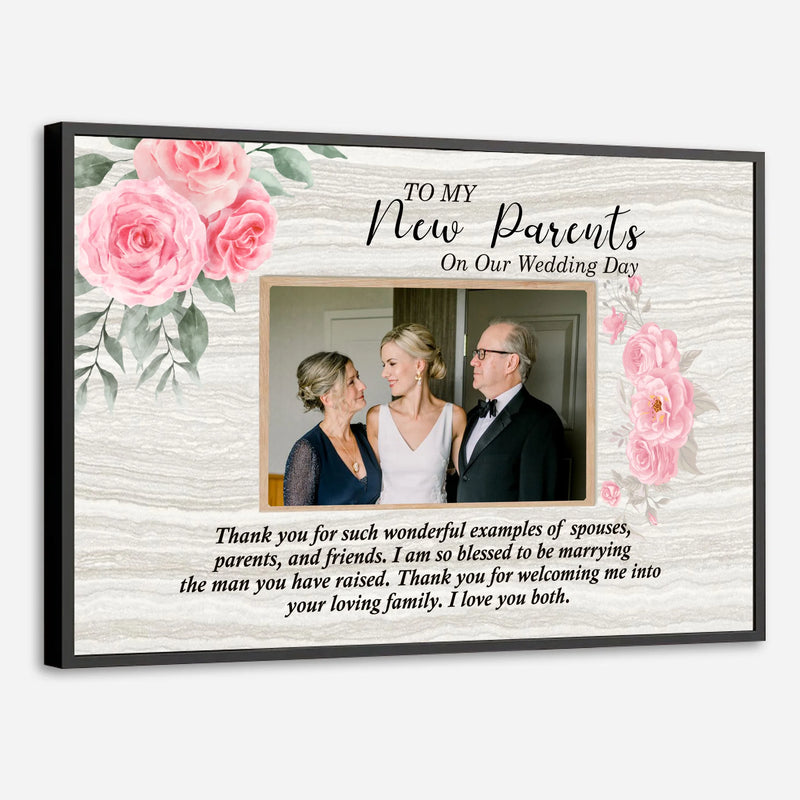 Gratitude to Parents-In-Law – Personalized Poster Celebrating the Mirror of Marriage - 89Prints