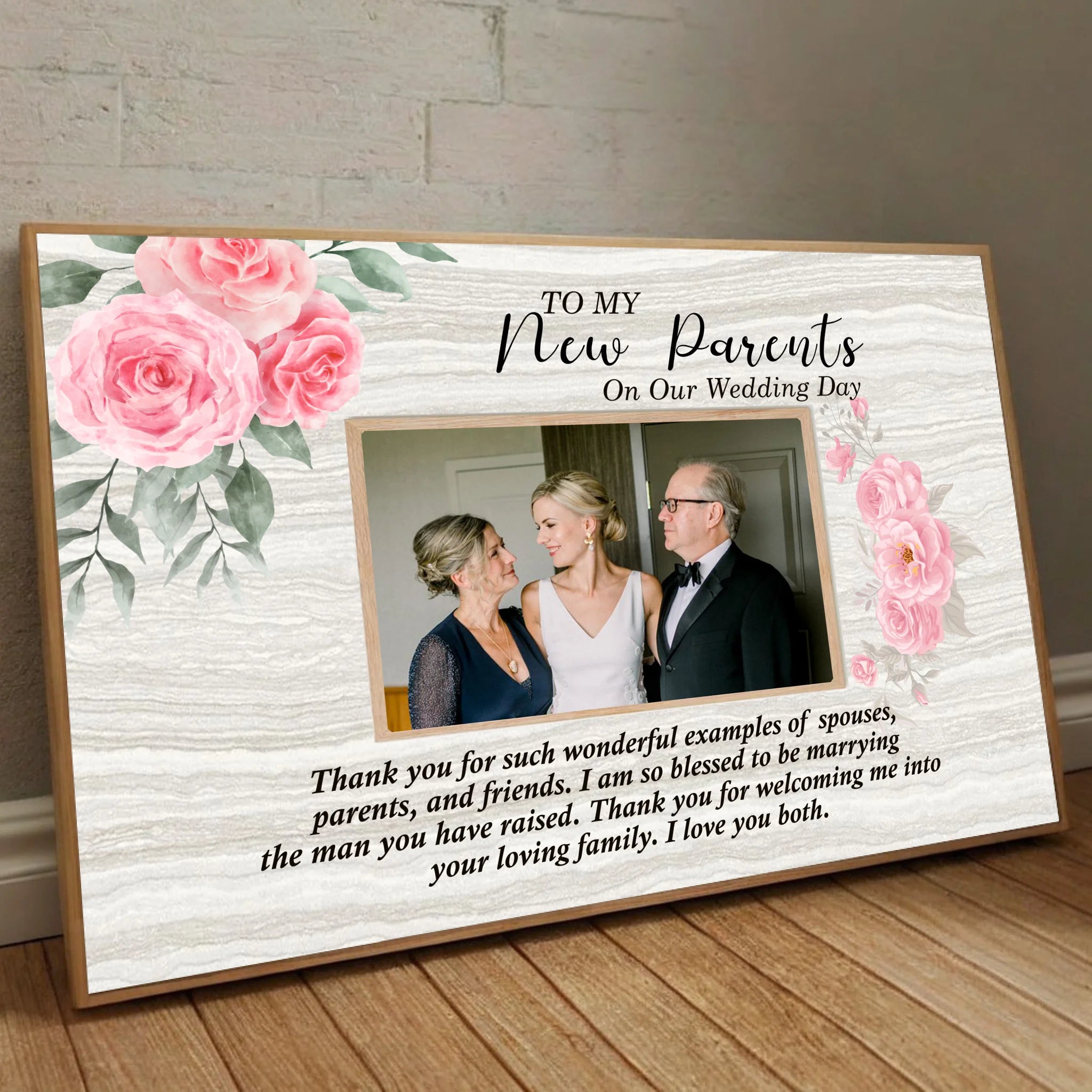 Gratitude to Parents-In-Law – Personalized Poster Celebrating the Mirror of Marriage - 89Prints