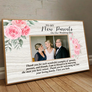 Gratitude to Parents-In-Law – Personalized Poster Celebrating the Mirror of Marriage - 89Prints