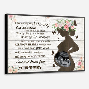 Personalized Mom Poster – The Love and Kiss Mom Always Expects - 89Prints