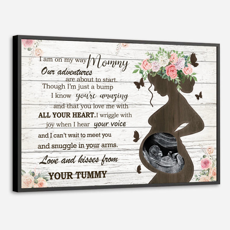 Personalized Mom Poster – The Love and Kiss Mom Always Expects - 89Prints