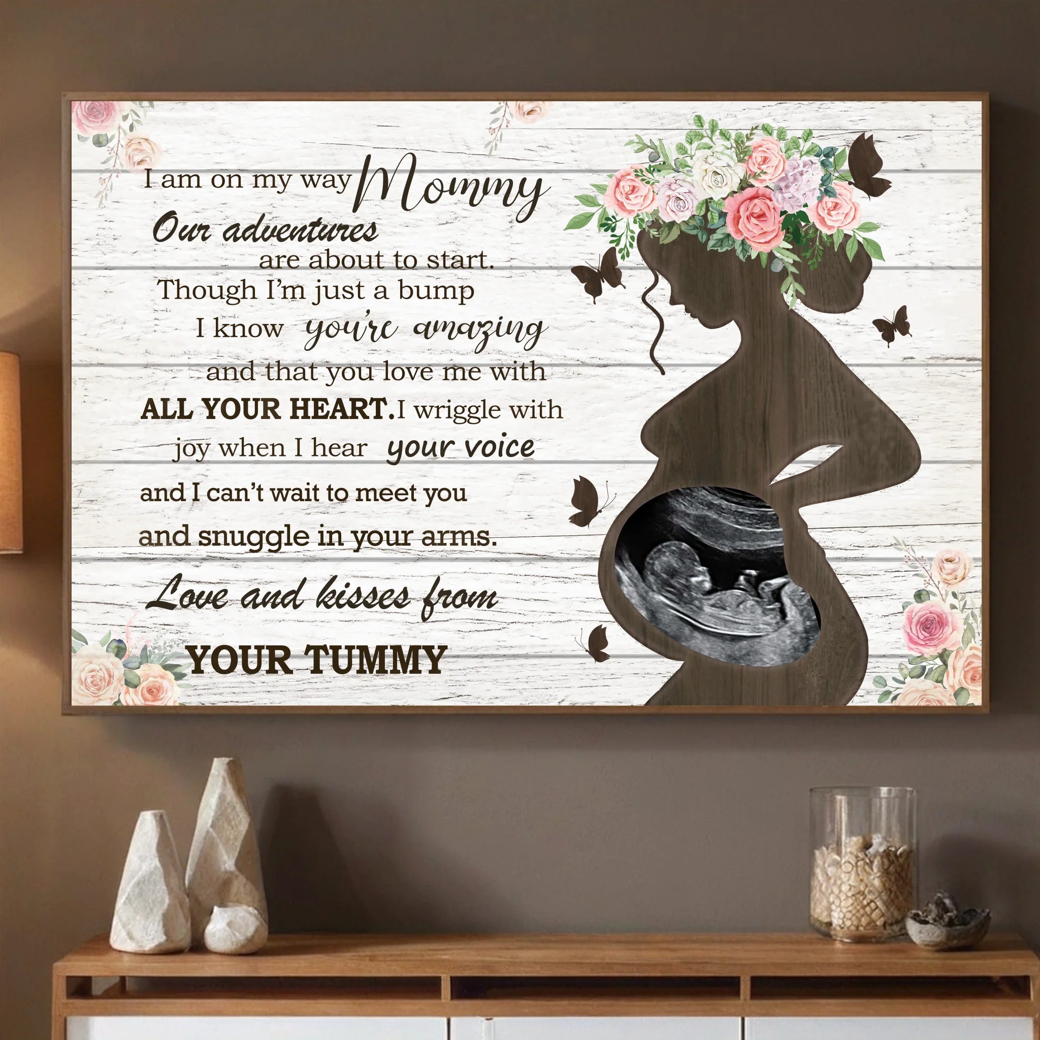 Personalized Mom Poster – The Love and Kiss Mom Always Expects - 89Prints