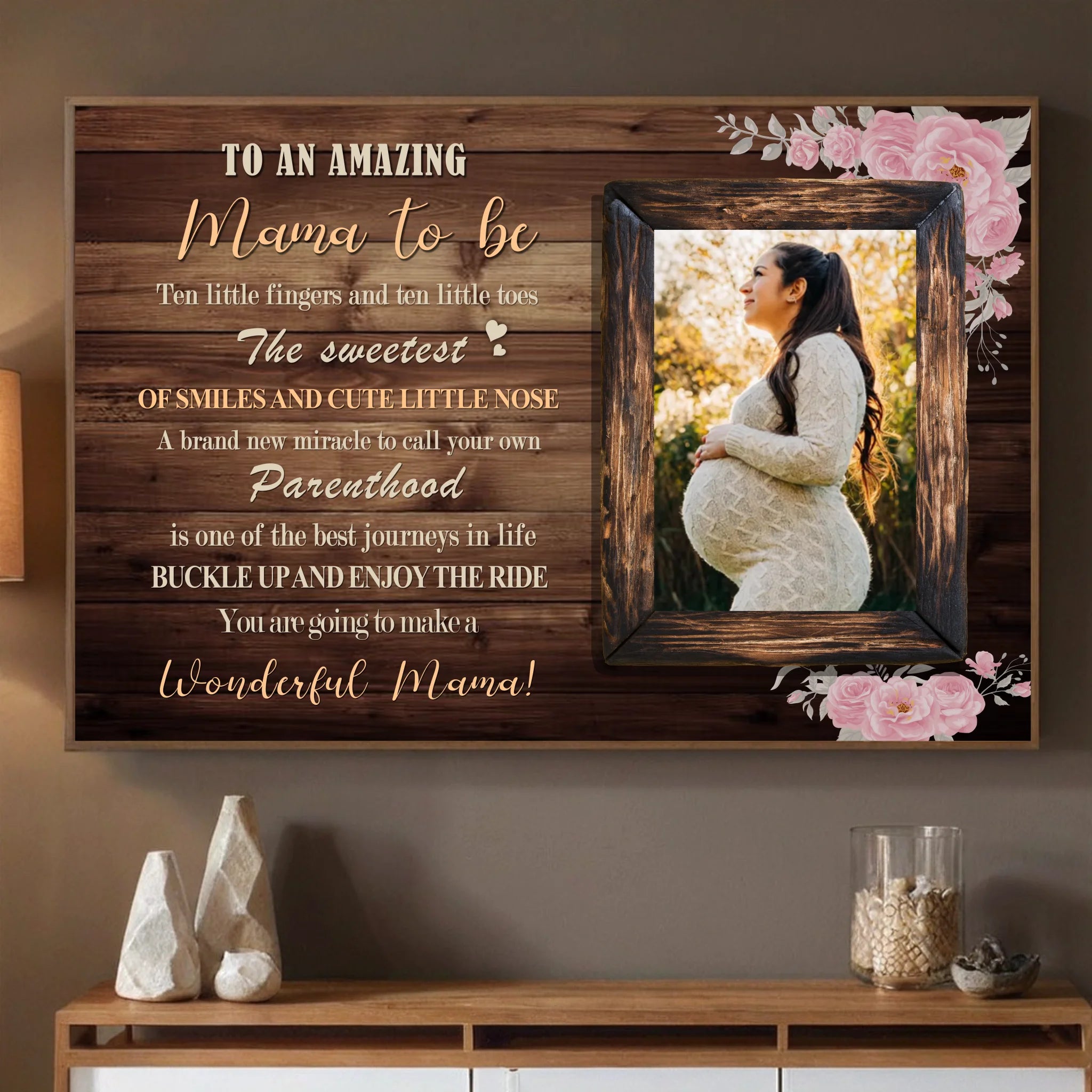 Journey to Mother – Personalized Poster Painting Celebrating Pregnancy - 89Prints
