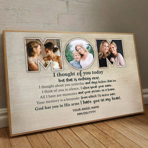 Custom Mom Poster Painting – Forever In My Heart - 89Prints