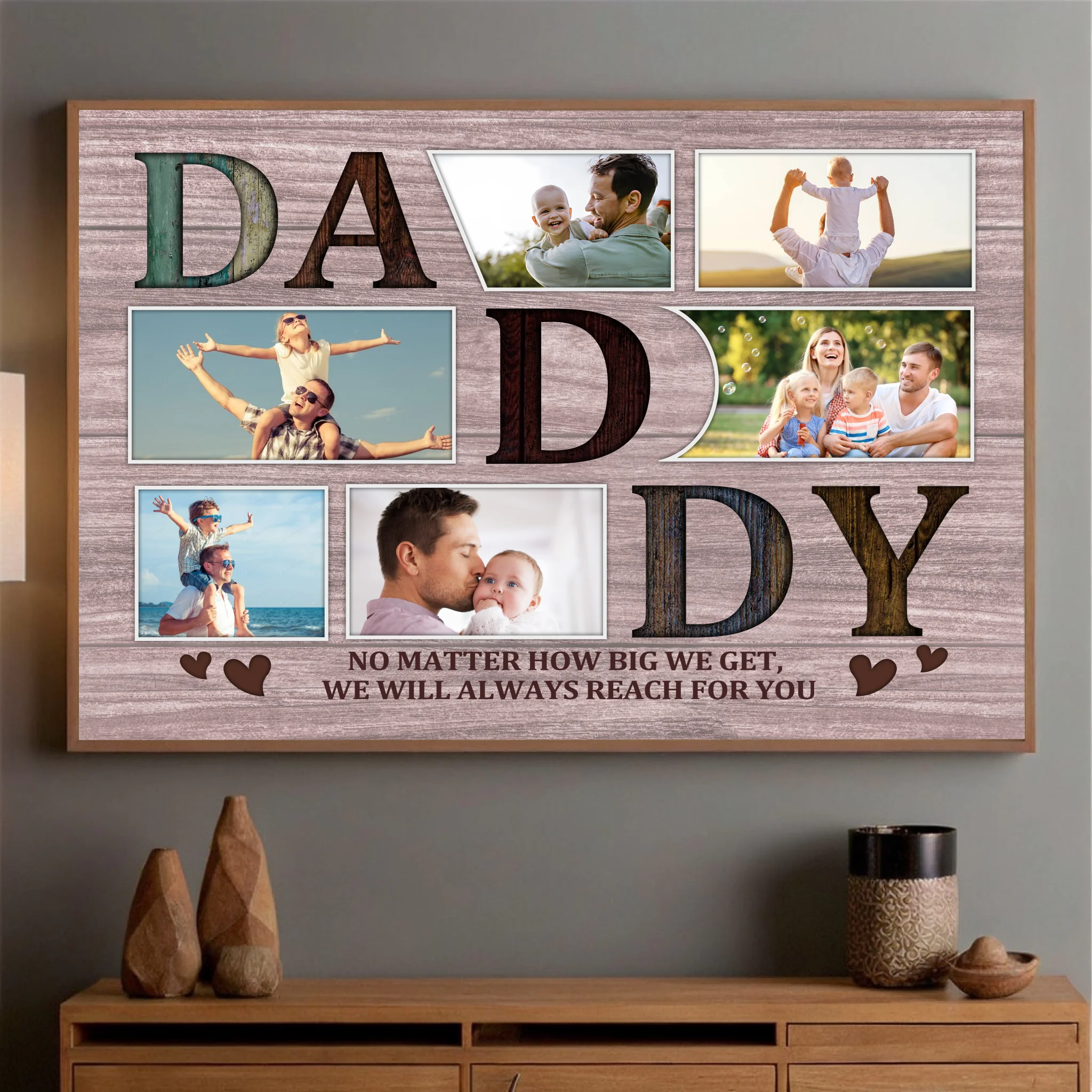 Personalized Father-Son Poster – Wherever You Go, Always Remember Dad - 89Prints