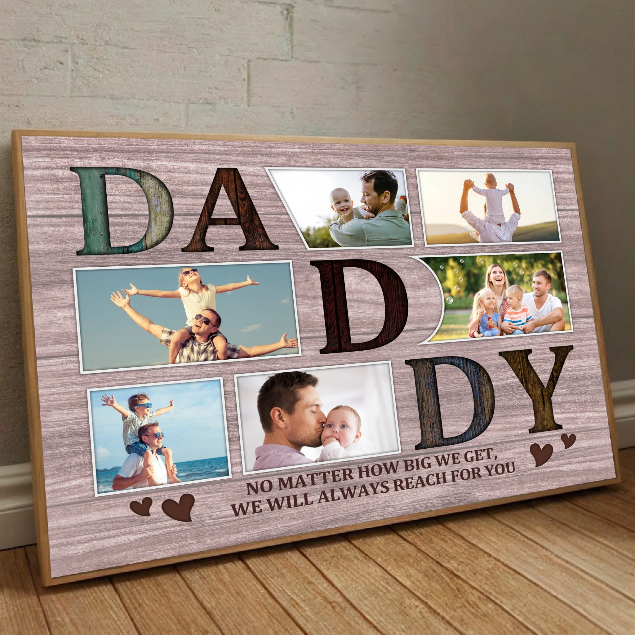 Personalized Father-Son Poster – Wherever You Go, Always Remember Dad - 89Prints