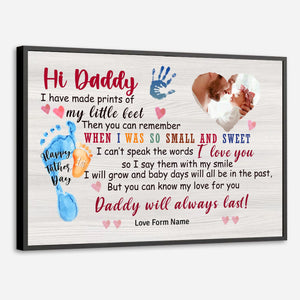 Customizable Poster for Dad – Celebrate Your First Fathers Day with Love - 89Prints