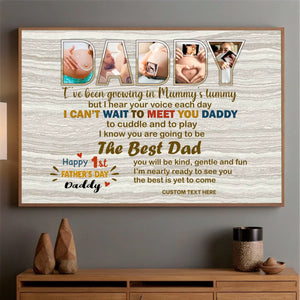 Celebrate Dads First Fathers Day – Custom Poster - 89Prints
