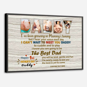 Celebrate Dads First Fathers Day – Custom Poster - 89Prints