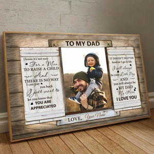 Show Your Love with a Personalized Poster for Dad Featuring Custom Photos - 89Prints