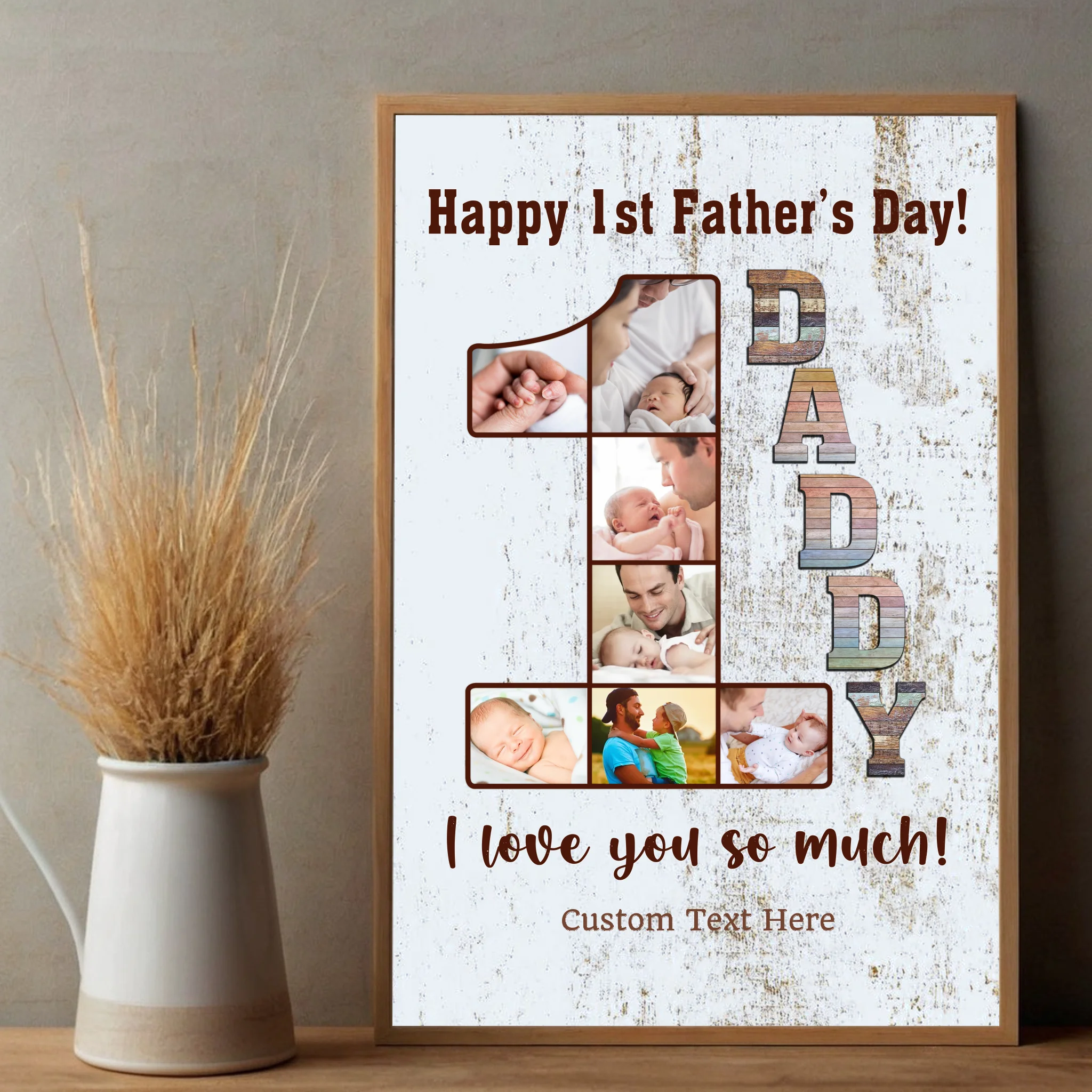 Celebrate Dad’s First Father’s Day with a Custom Poster Tribute from Baby - 89Prints