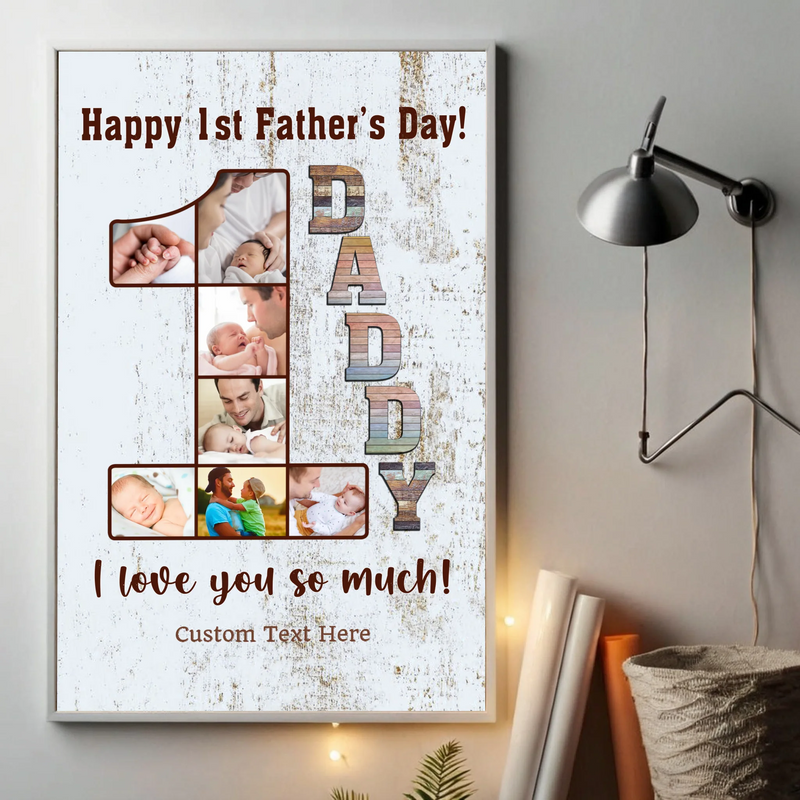 Celebrate Dad’s First Father’s Day with a Custom Poster Tribute from Baby - 89Prints