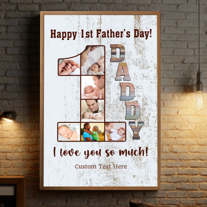 Celebrate Dad’s First Father’s Day with a Custom Poster Tribute from Baby - 89Prints
