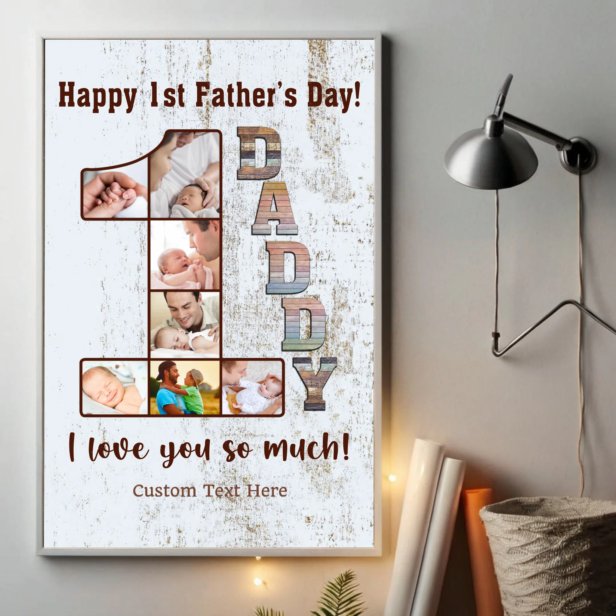 Celebrate Dad’s First Father’s Day with a Custom Poster Tribute from Baby - 89Prints