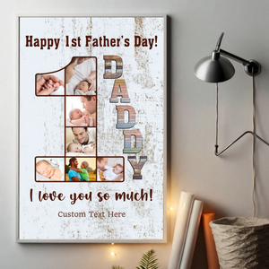 Celebrate Dad’s First Father’s Day with a Custom Poster Tribute from Baby - 89Prints