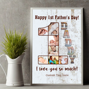 Celebrate Dad’s First Father’s Day with a Custom Poster Tribute from Baby - 89Prints