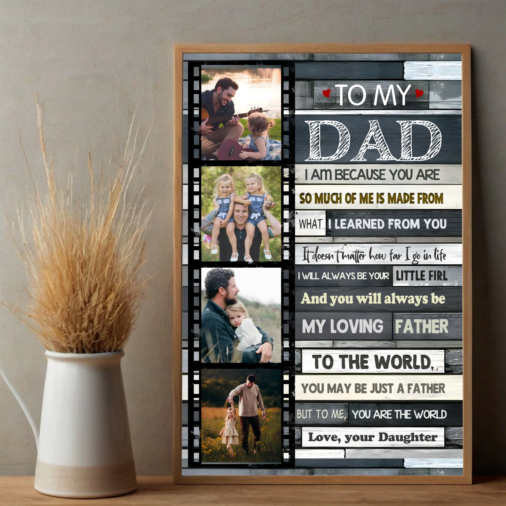 Personalized Dad Poster – The Ultimate Custom Gift for Him - 89Prints