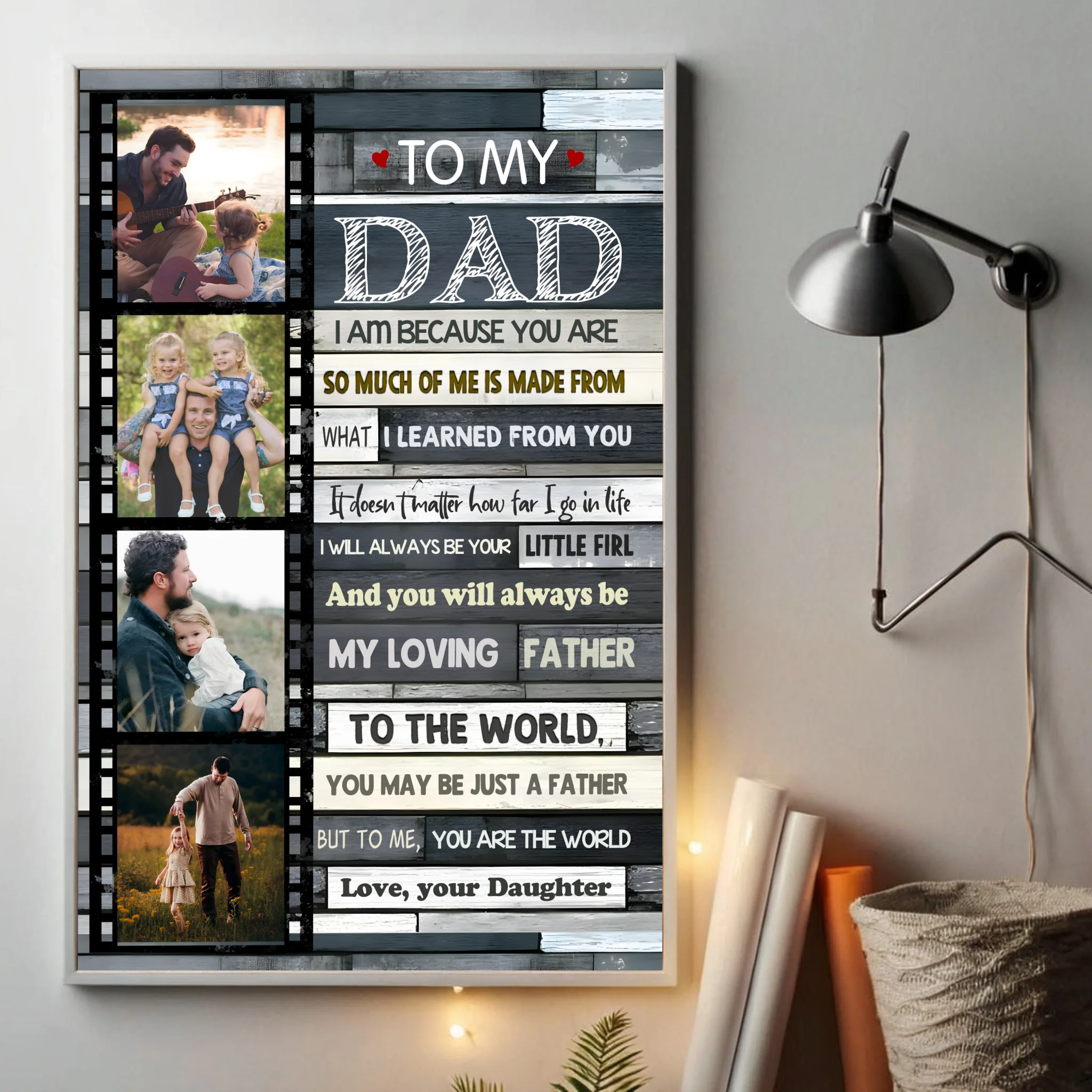 Personalized Dad Poster – The Ultimate Custom Gift for Him - 89Prints