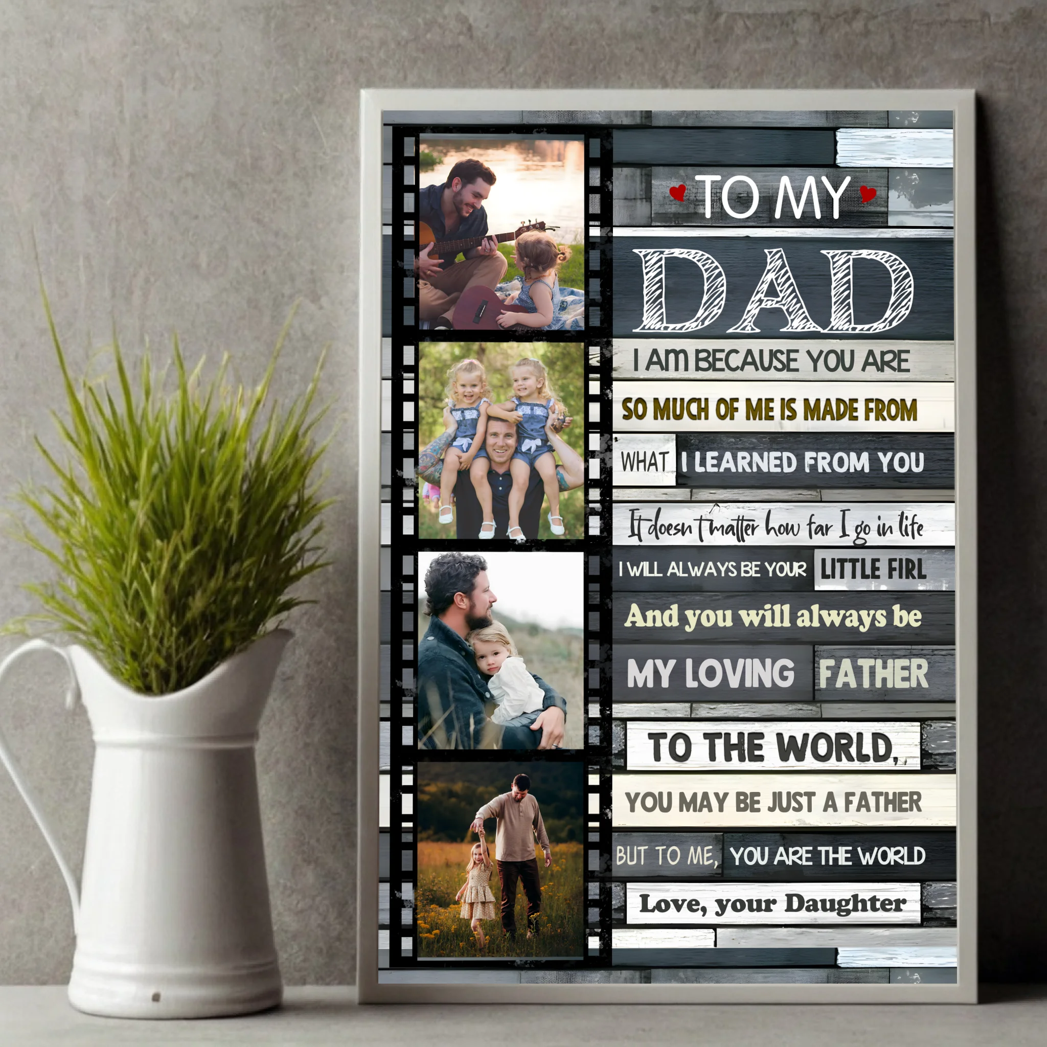 Personalized Dad Poster – The Ultimate Custom Gift for Him - 89Prints