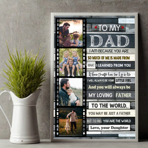 Personalized Dad Poster – The Ultimate Custom Gift for Him - 89Prints