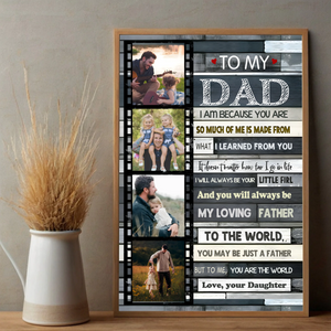 Personalized Dad Poster – The Ultimate Custom Gift for Him - 89Prints