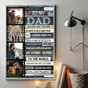 Personalized Dad Poster – The Ultimate Custom Gift for Him - 89Prints