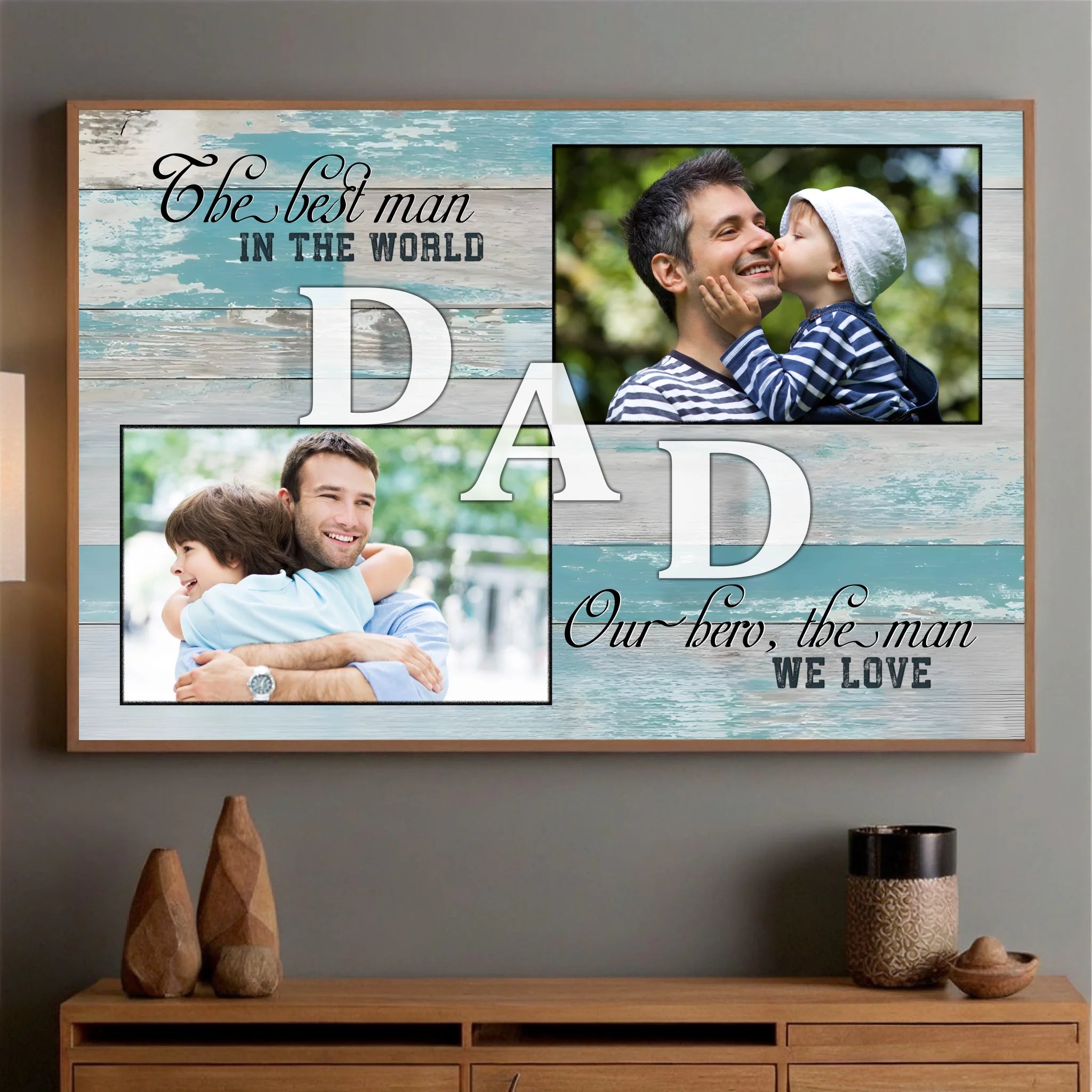 Personalized Poster Honoring the Greatest Man in the World - 89Prints