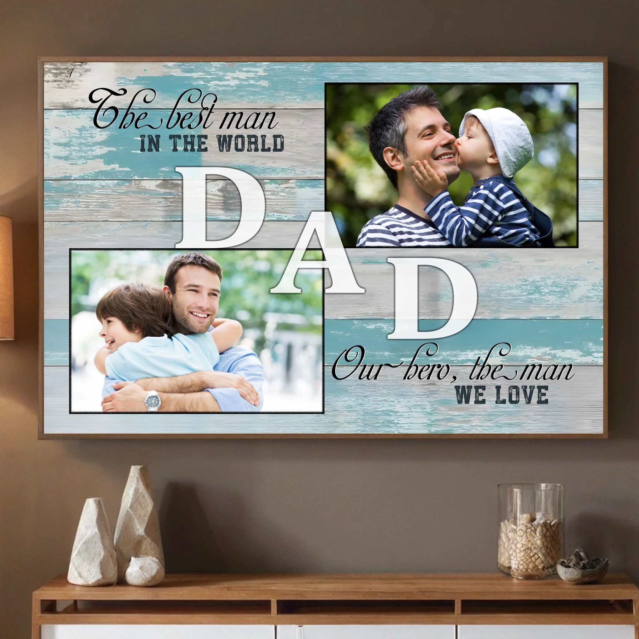 Personalized Poster Honoring the Greatest Man in the World - 89Prints
