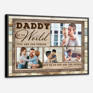 Personalized Father and Child Love Poster – A Beautiful Tribute to Your Unbreakable Bond -  89Prints