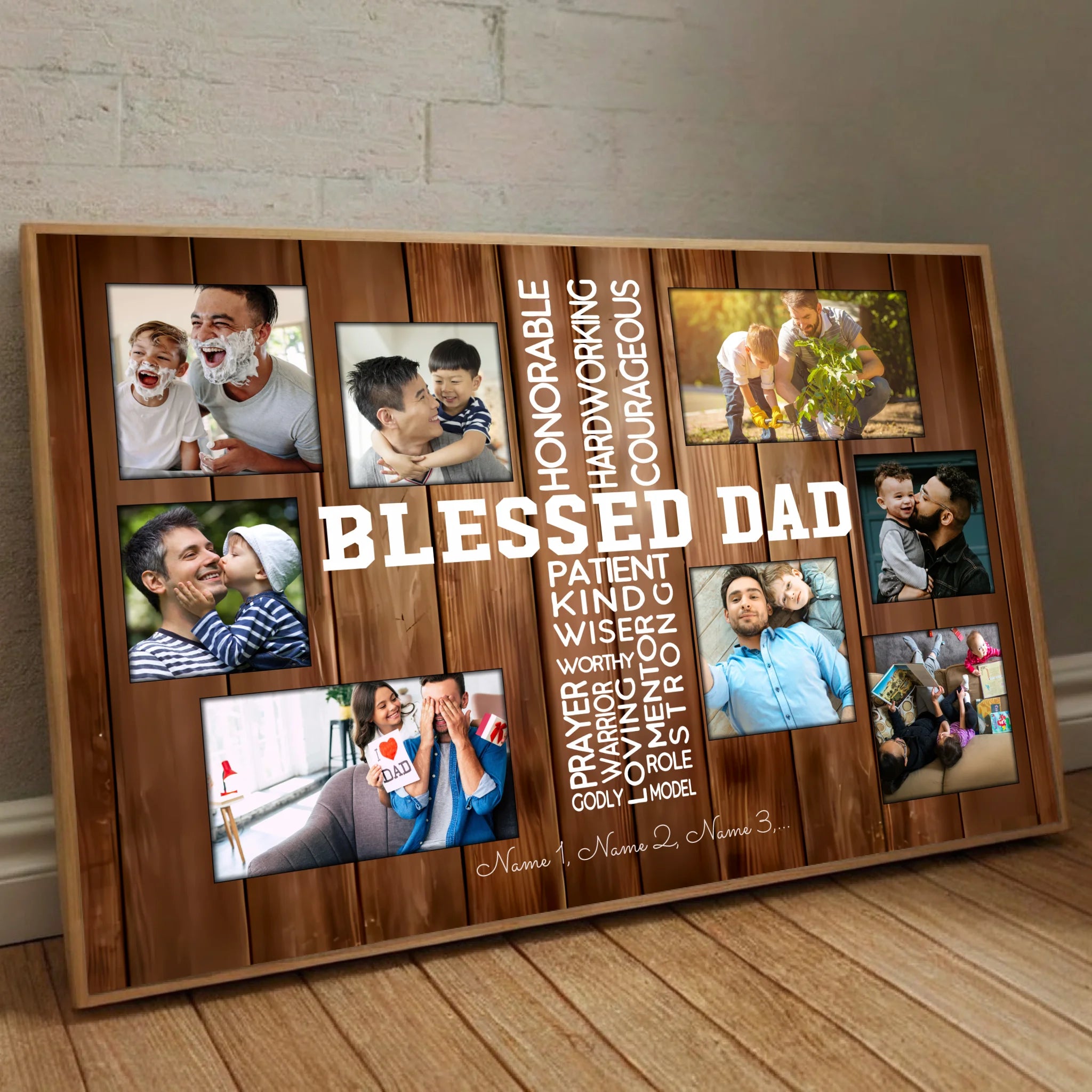 Memorial Tribute Poster for Dad – A Meaningful Keepsake to Honor His Love - 89Prints