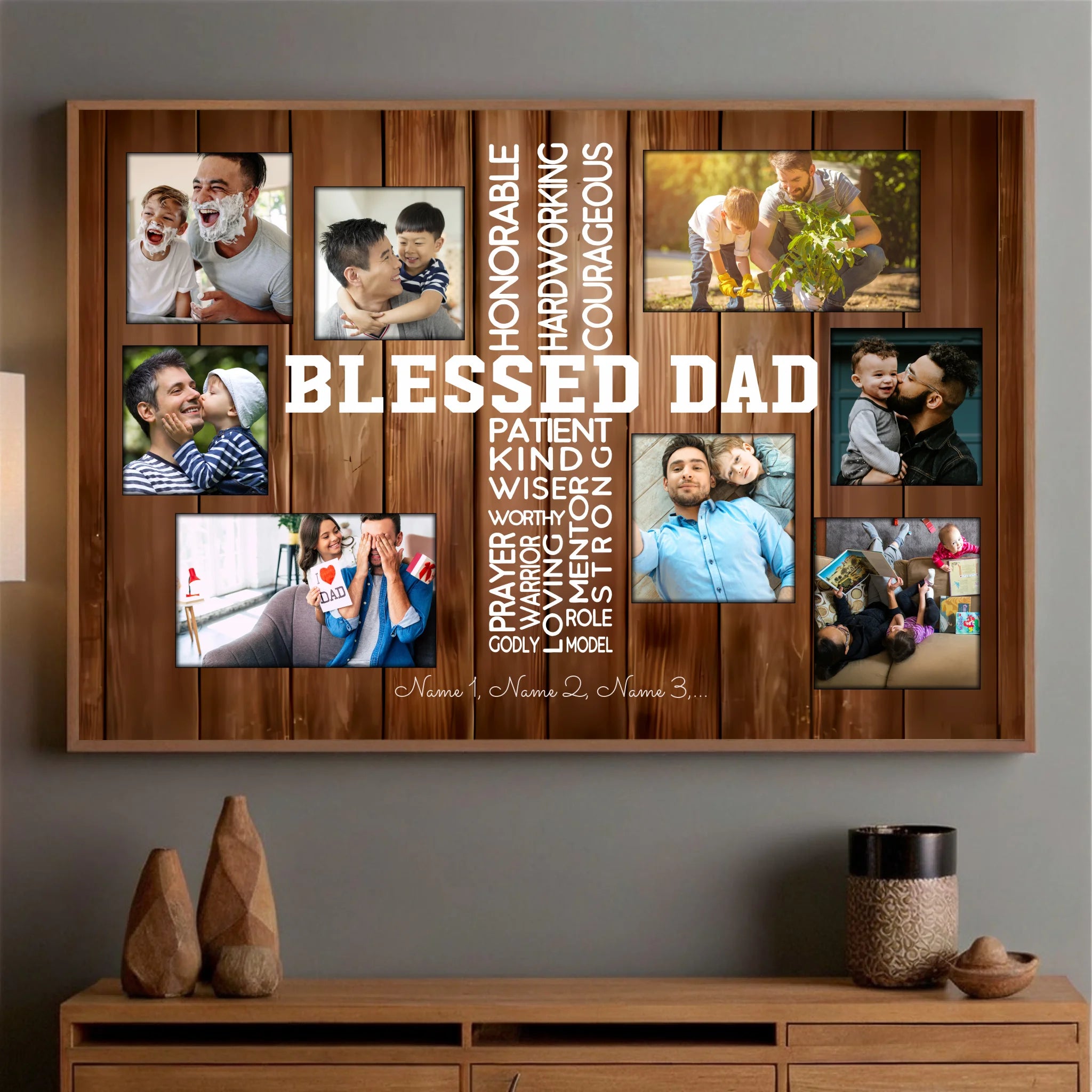 Memorial Tribute Poster for Dad – A Meaningful Keepsake to Honor His Love - 89Prints
