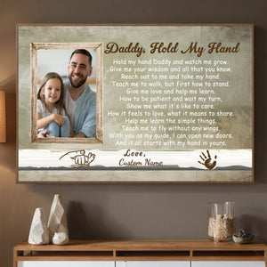 Daddy Hold My Hand Poster – A Heartwarming Tribute to Fatherhood - 89Prints