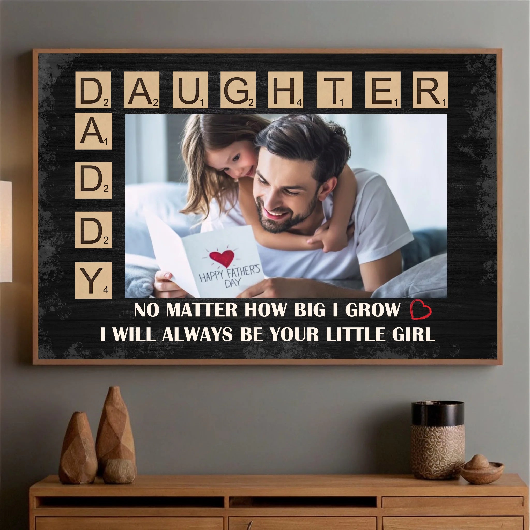 Personalized Father and Daughter Poster – Celebrate Your Special Bond - 89Prints