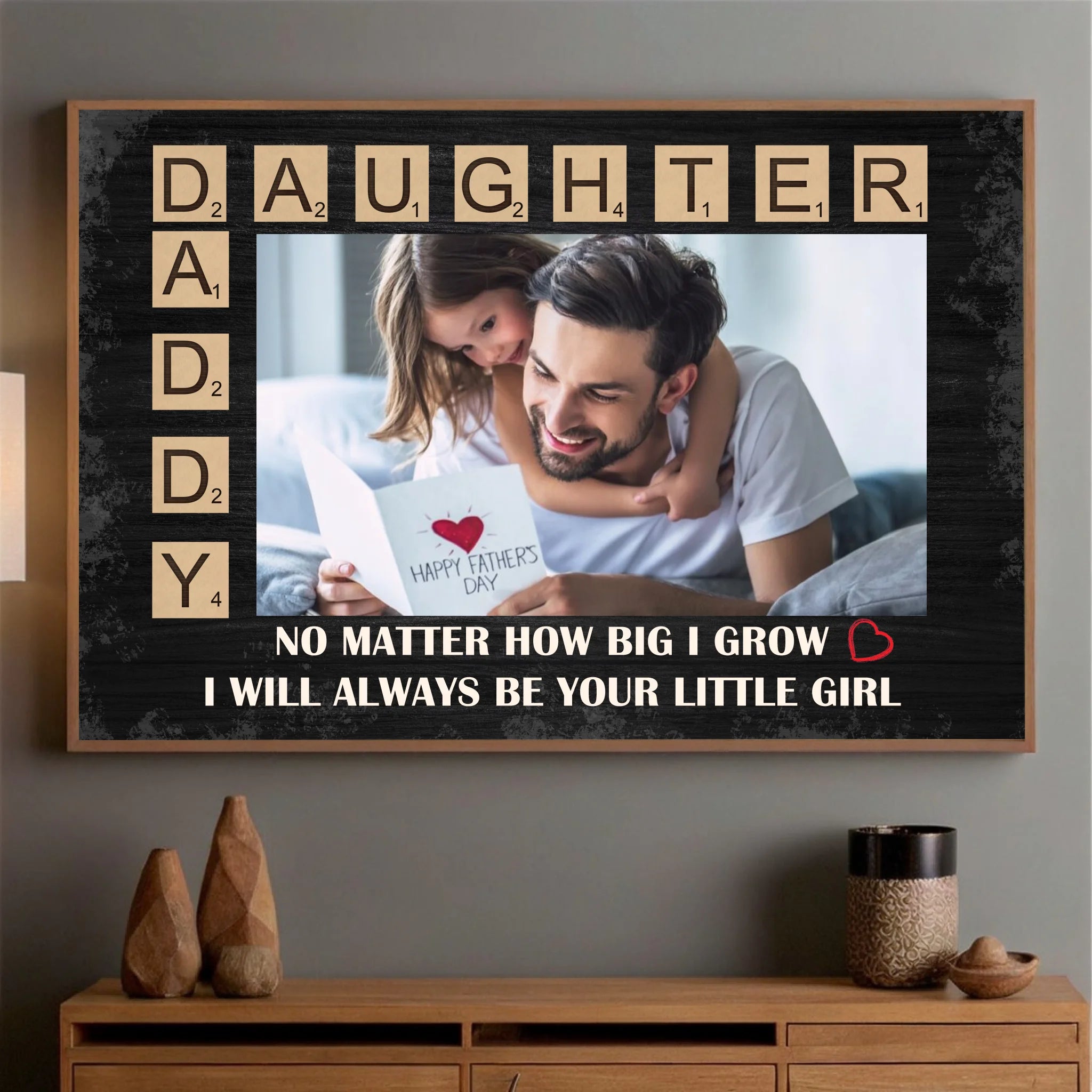 Personalized Father and Daughter Poster – Celebrate Your Special Bond - 89Prints