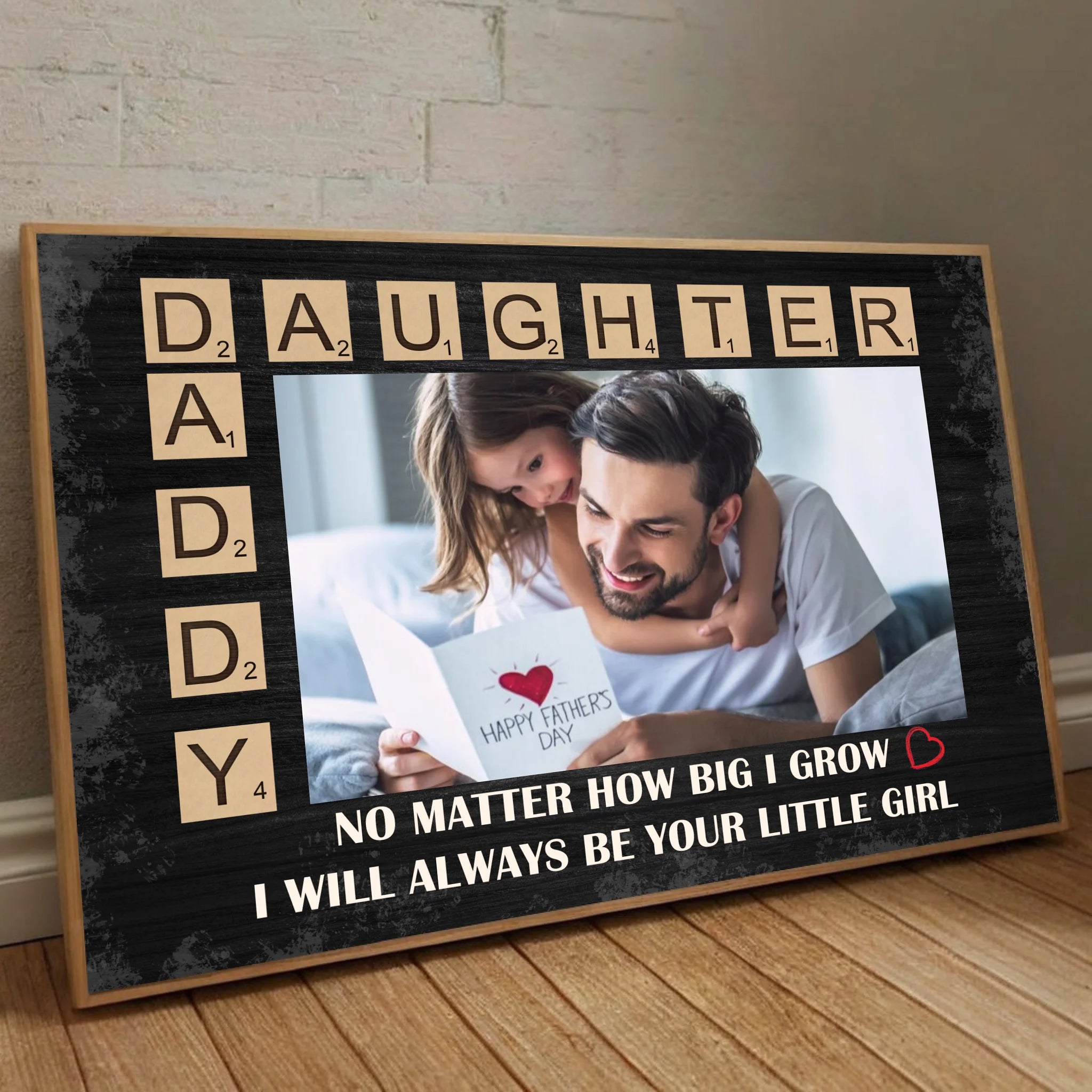 Personalized Father and Daughter Poster – Celebrate Your Special Bond - 89Prints